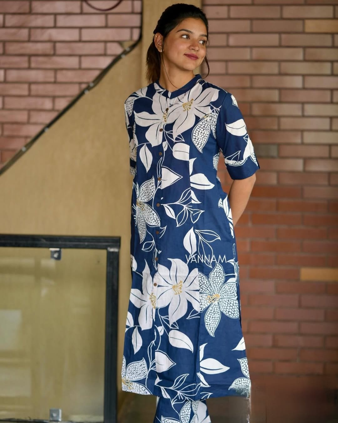 Blue Floral Classic Coord Set