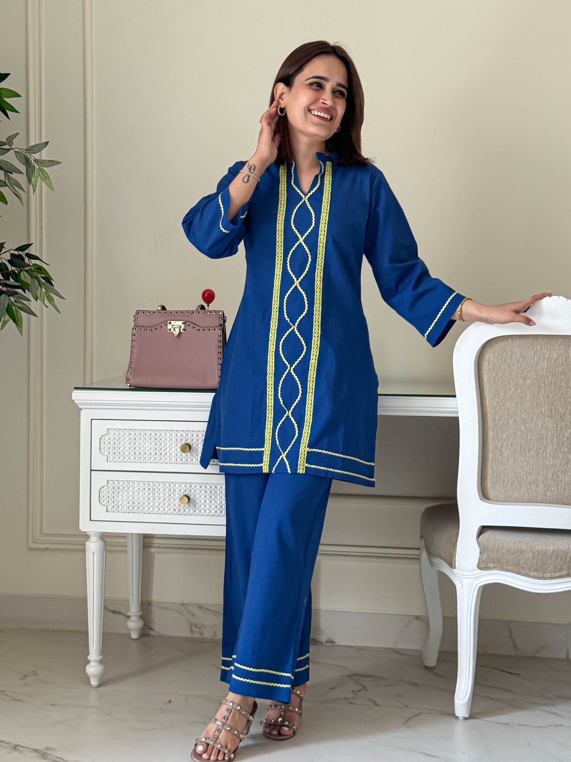 Breezy, graceful & effortlessly elegant β our Bare Grace Co-ord Set