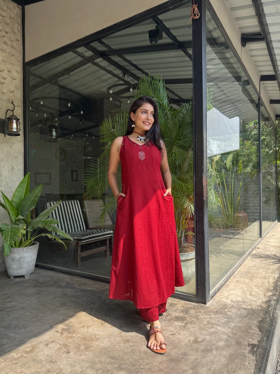 Co-Ord Set Kurta With Exquisite Embroidery