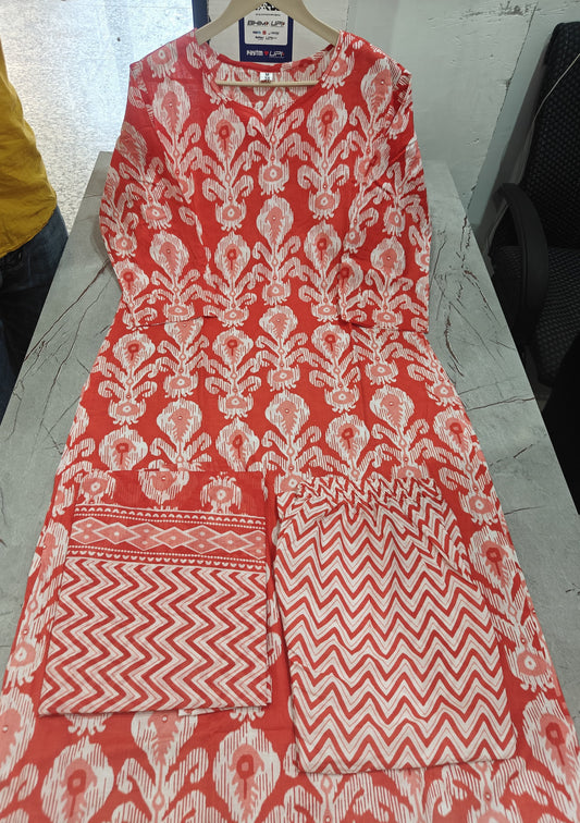 Elegant Kurti, Pant & Dupatta Trio Ðÿ’«Pink