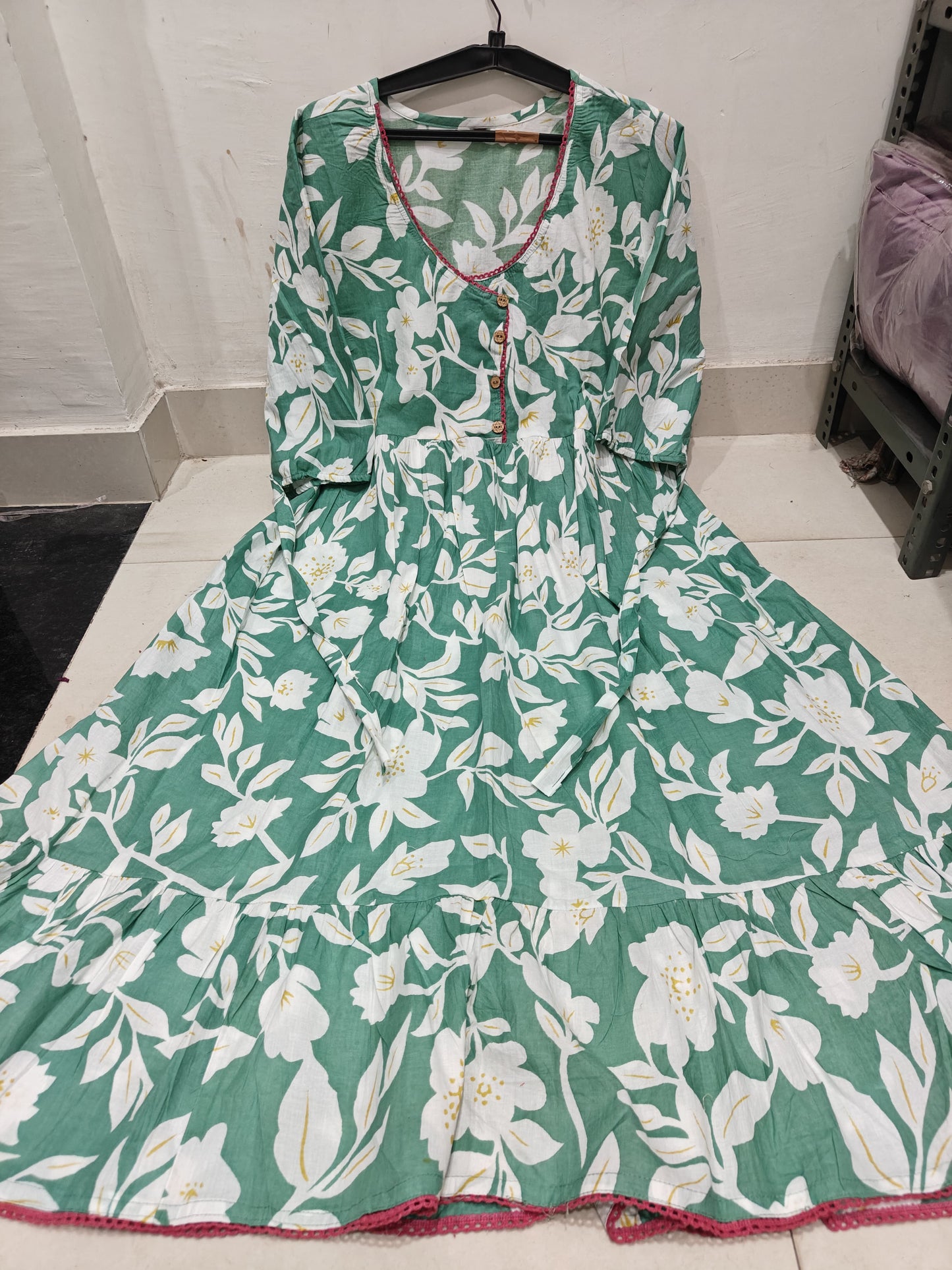 Floral Cotton Printed Gowns