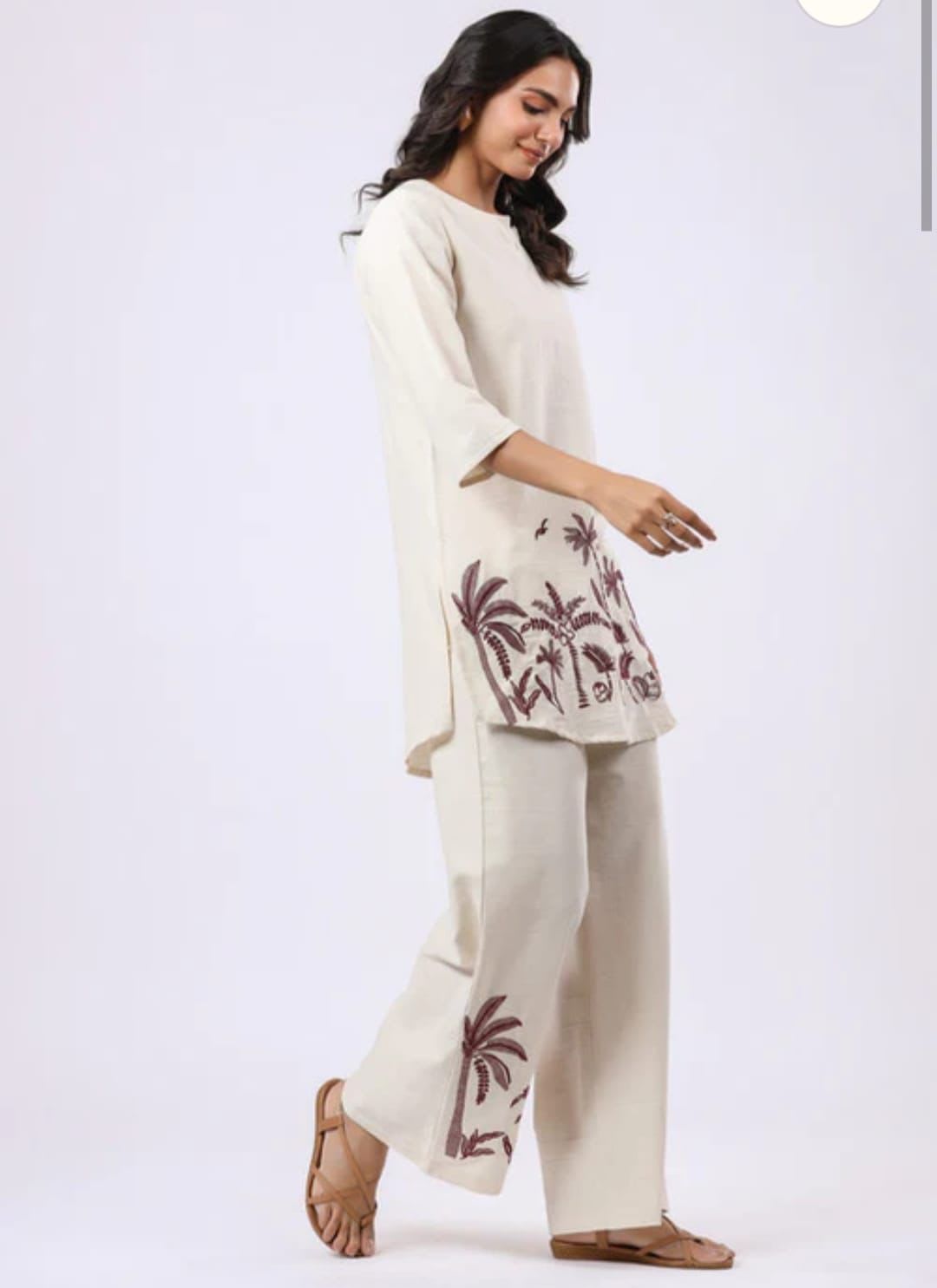 New cream coord set