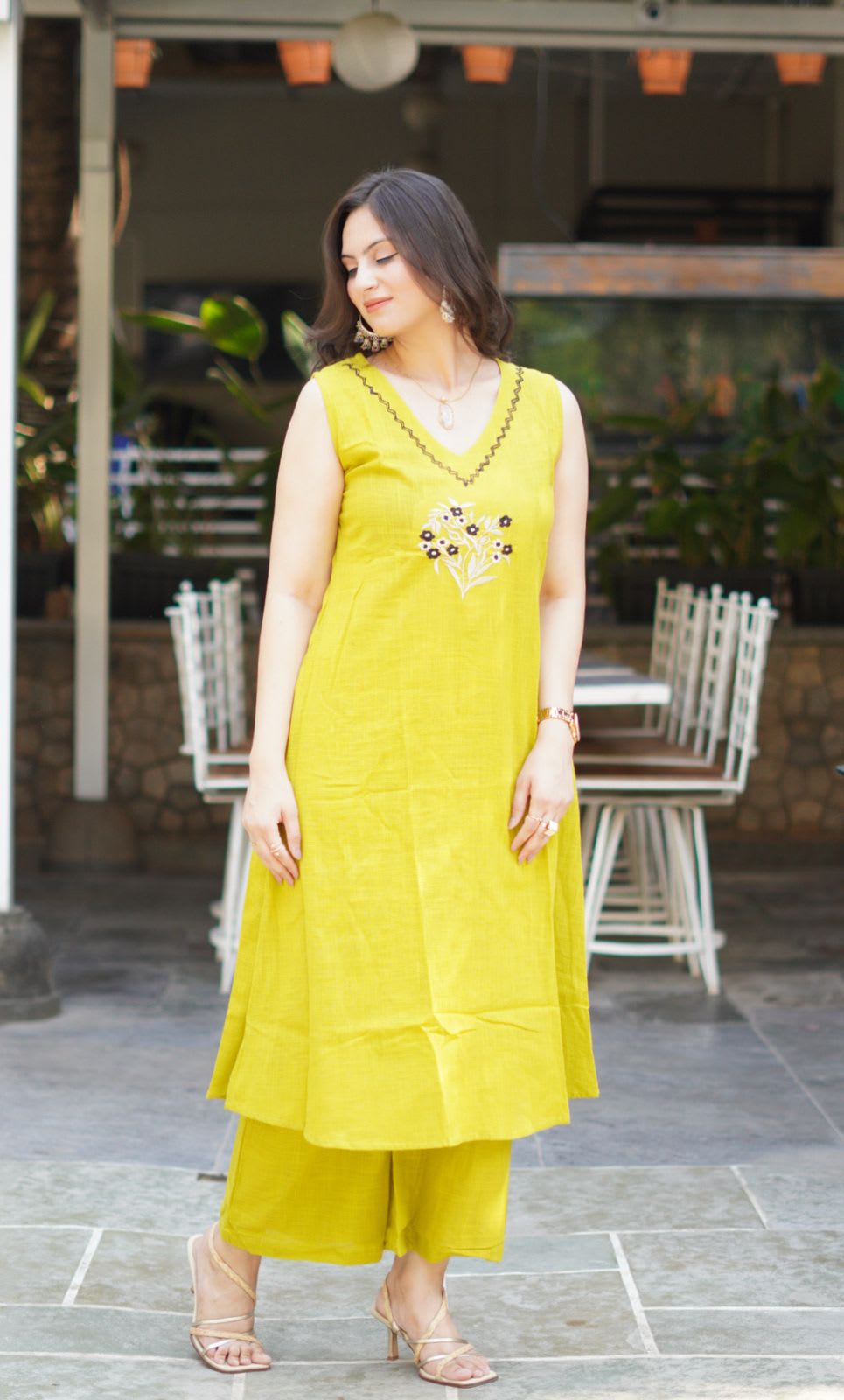 Premium Heavy Slub Cotton mustard yellow