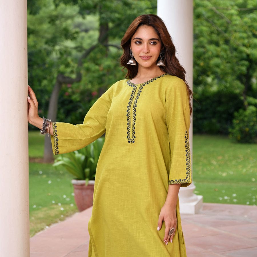Threaded Elegance Kurta Set