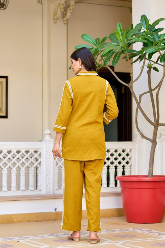 Iconic Mustard Co-Ord Set