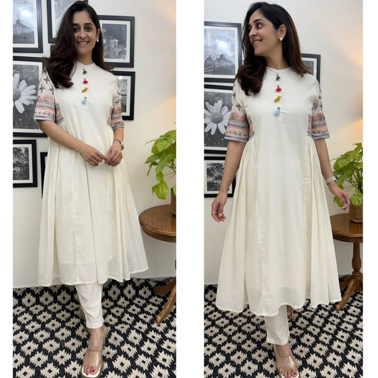 A-line kurta set