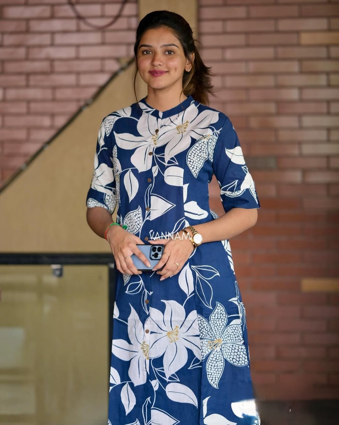 Blue floral Coord set