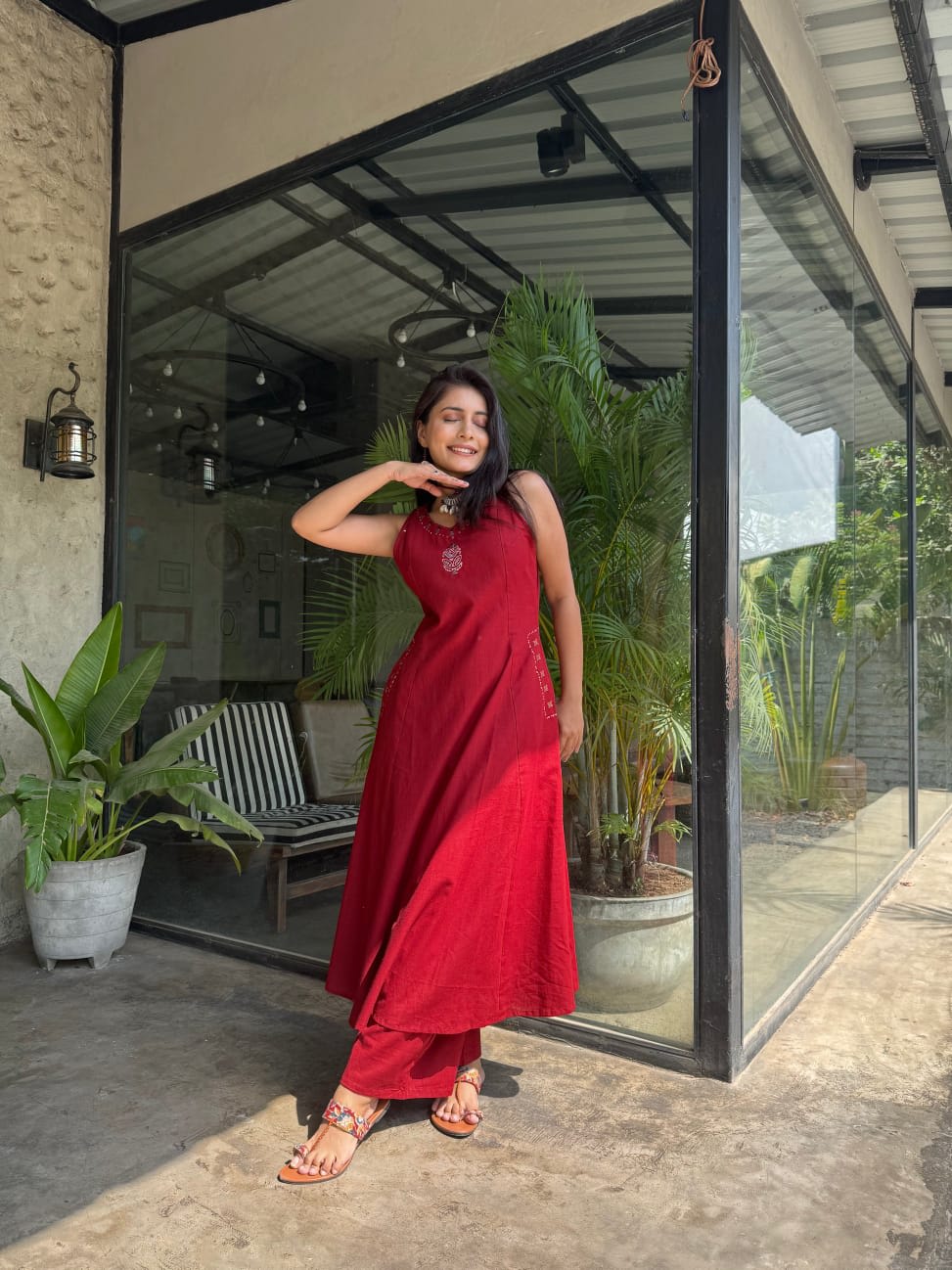 Co-Ord Set Kurta With Exquisite Embroidery