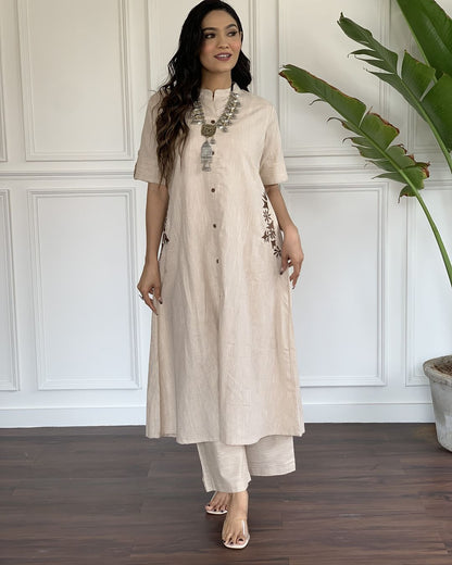 Introducing Our Premium South Cotton A-Line Kurta Set-Where Comfort Meets Style
