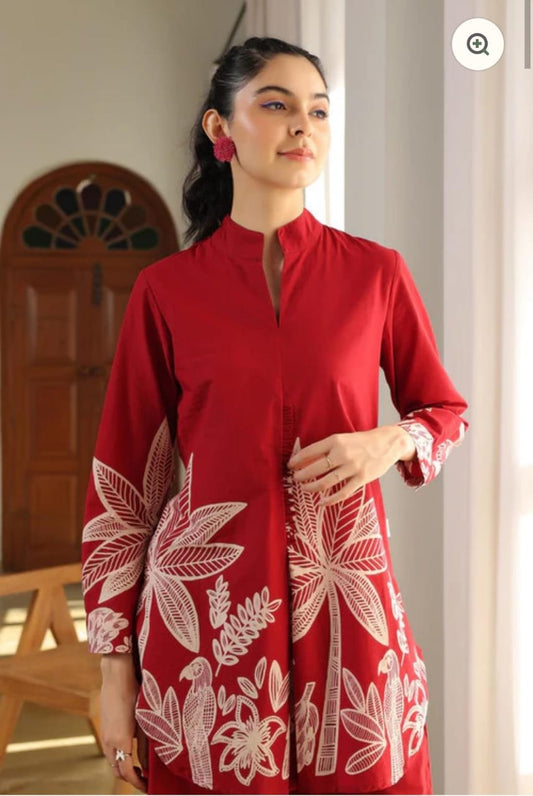 PREMIUM CO-ORD SET �?�Red
