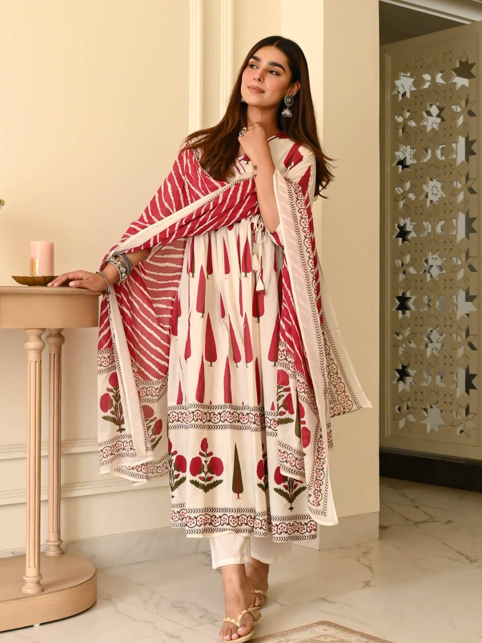 Sawan 3 Piece Set Red