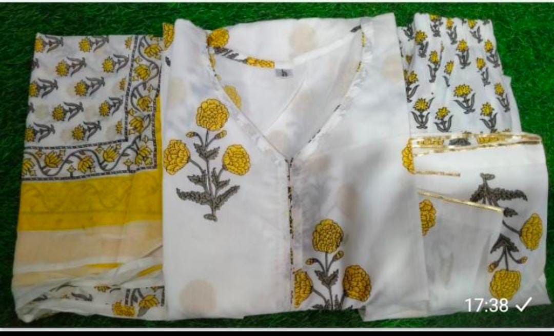 Classic Cotton Sharara Suit Set