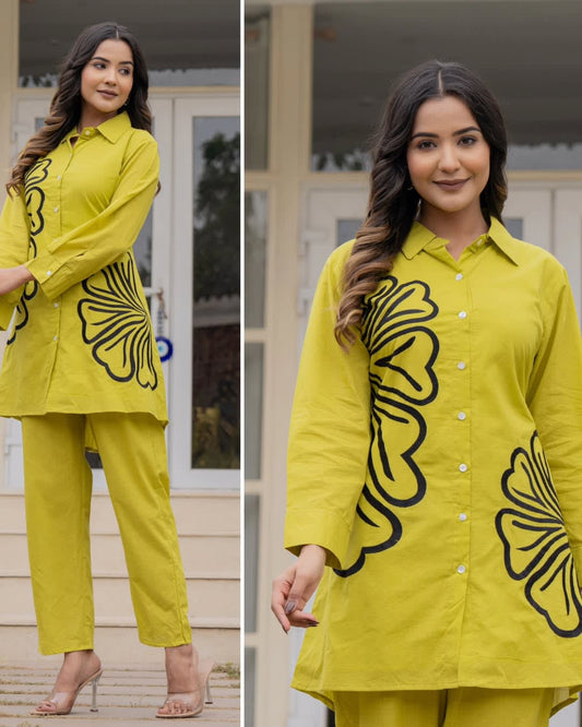Yellow coord set